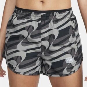 Nike Women's Athletic Shorts with Black and Gray Swirl